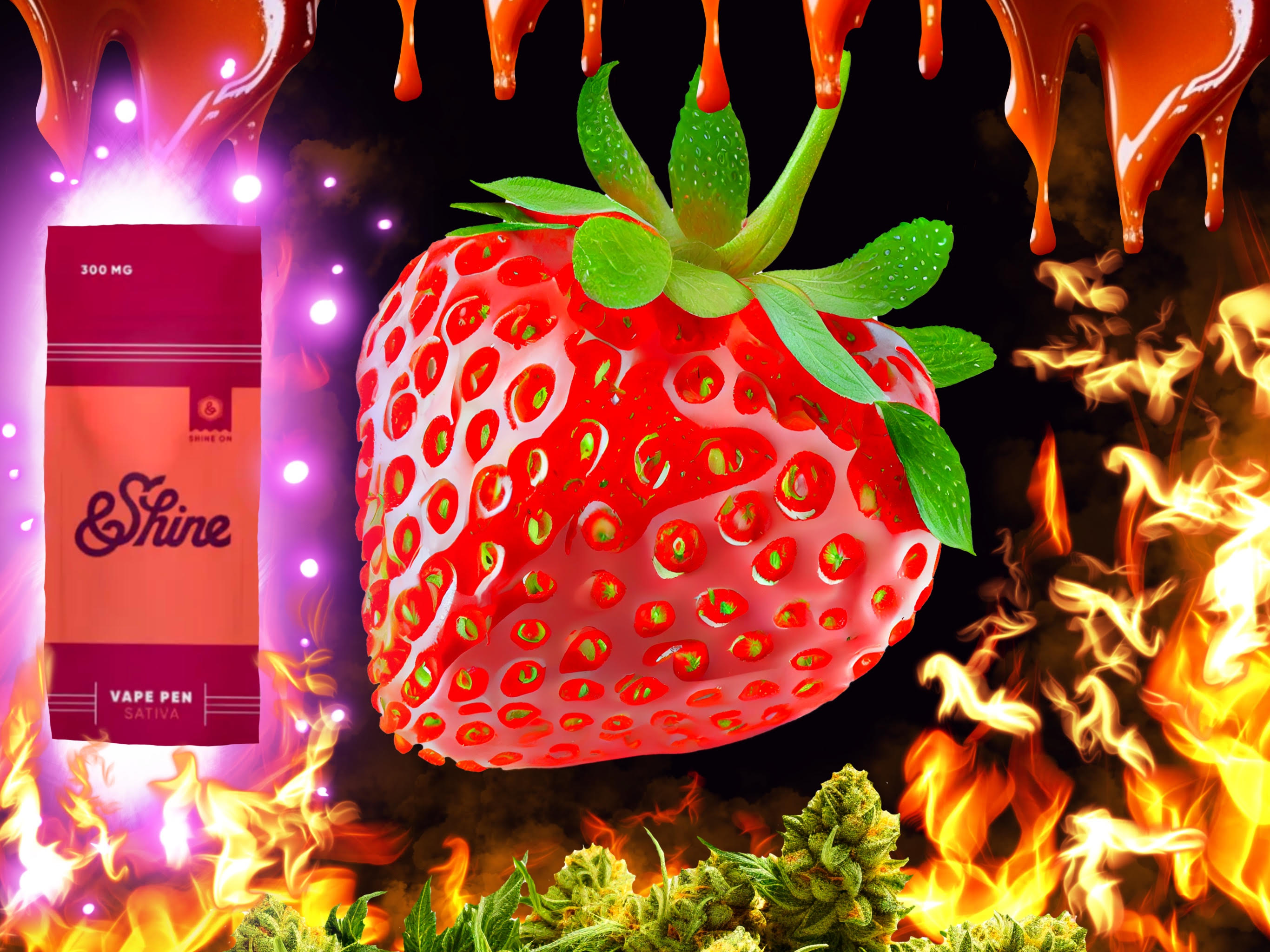 Photograph of product: &Shine-Strawberry Cough Cart