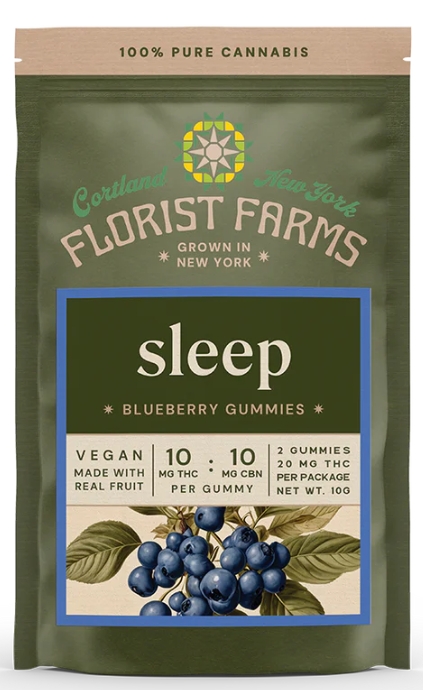 Photograph of product: Florist Farms - Sleep (TH-oui:CBN) - 2ct Gummies