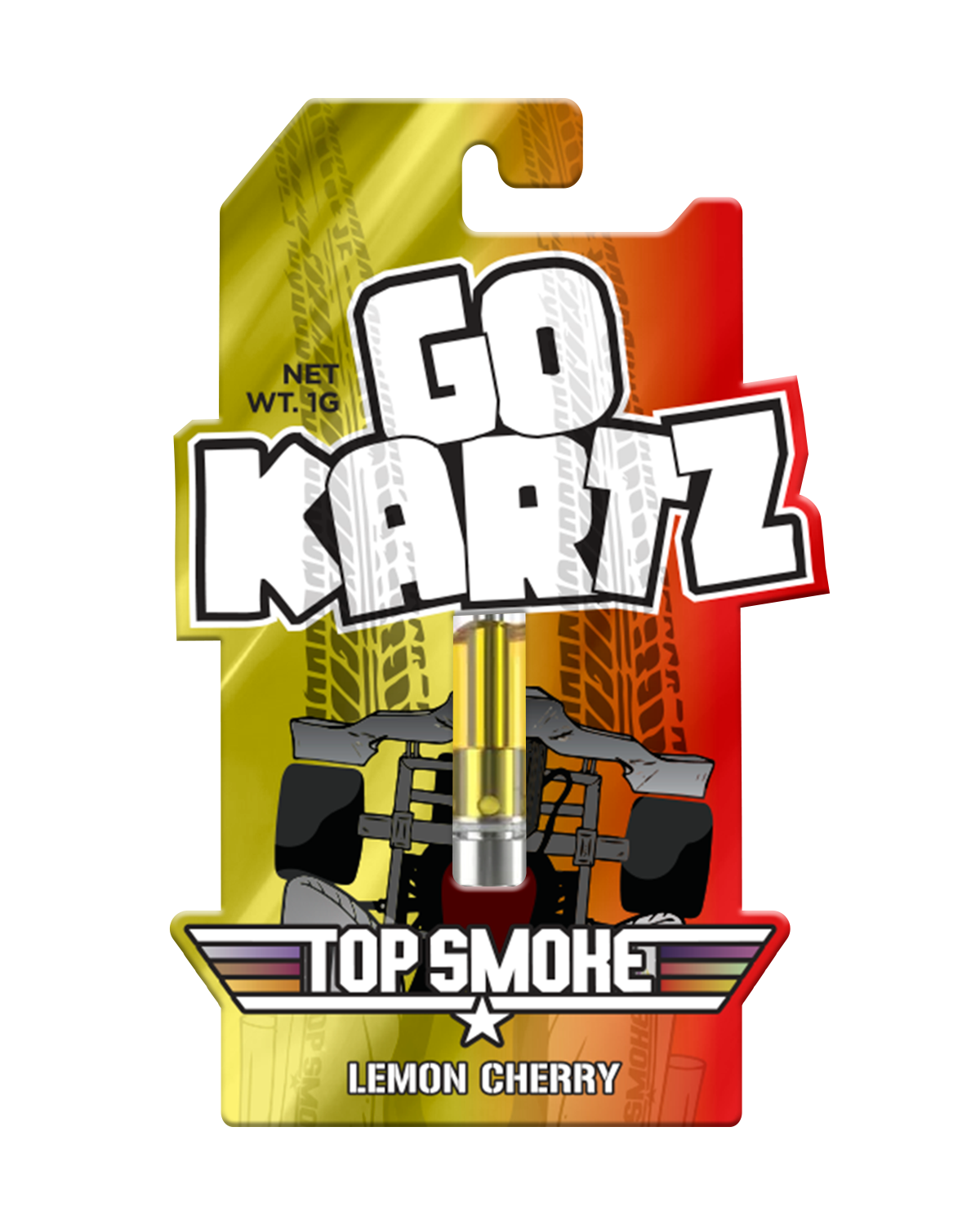Photograph of product: Top Smoke | Lemon Cherry | 1G 510 Distillate Cartridge
