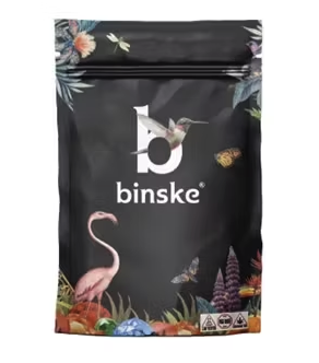 Photograph of product: BINSKE GARLIC COCKTAIL POPCORN 14G