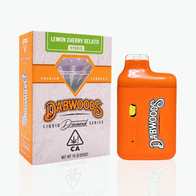 Photograph of product: DAB BAR LIQUID DIAMOND 1G LEMON CHERRY GELATO