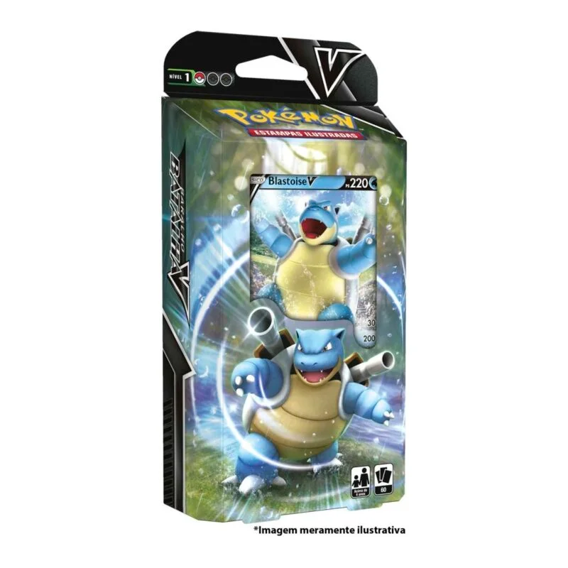 Photograph of product: Trading Cards | Pokemon | Blastoise V Battle Deck 2 | LIMIT 1 Pokemon Item Per Day