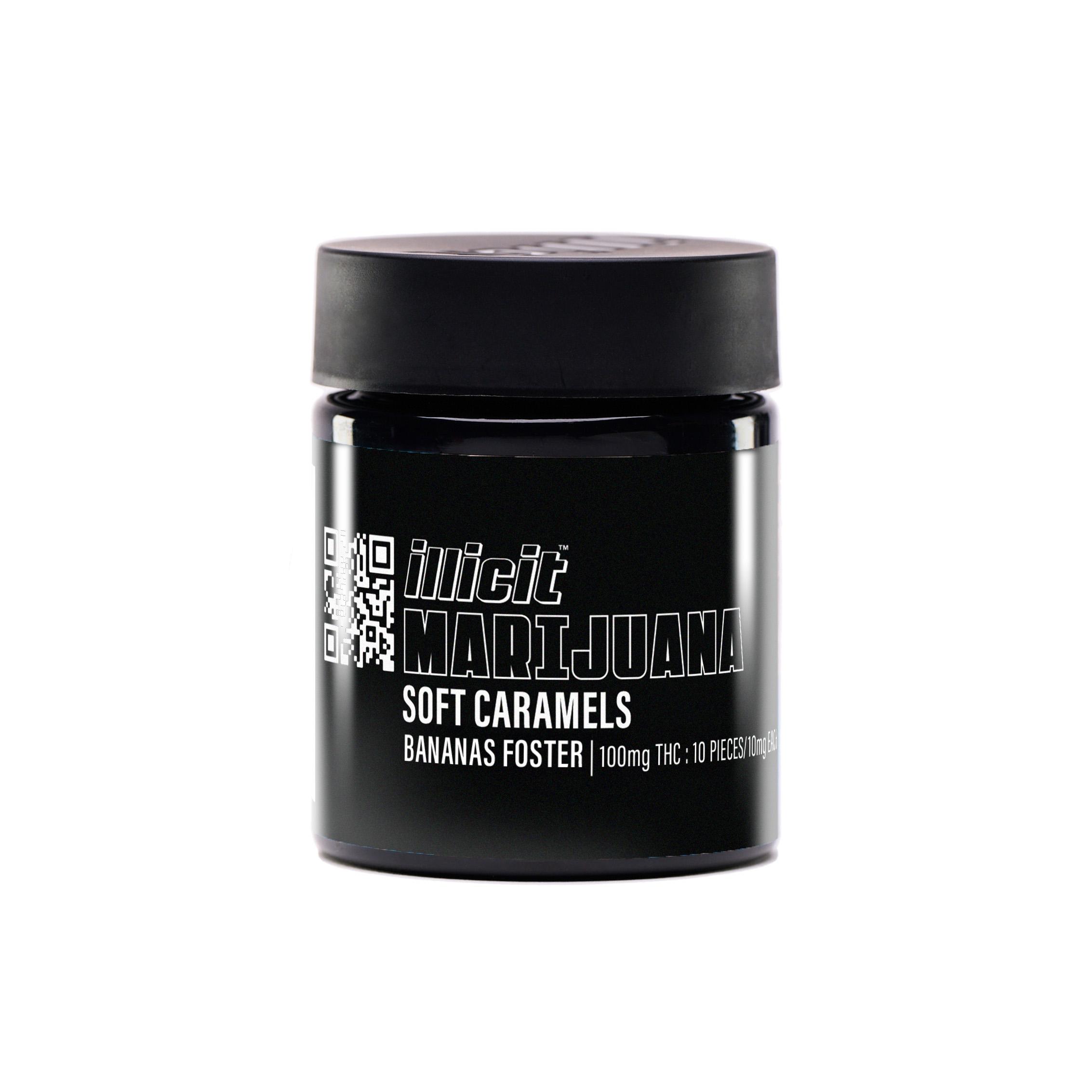 Photograph of product: Illicit | Bananas Foster | Edibles | Soft Caramels