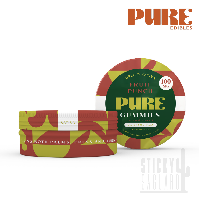 Photograph of product: Pure Gummy Fruit Punch (S) 100mg