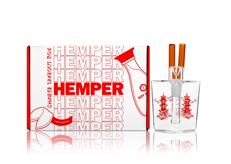 Photograph of product: Hemper | Chinese Takeout Bong 6"