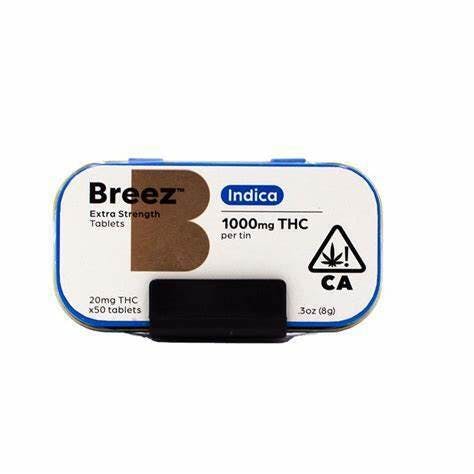 Photograph of product: Breez Tablets - Extra Strength Oui'd (1000mg)