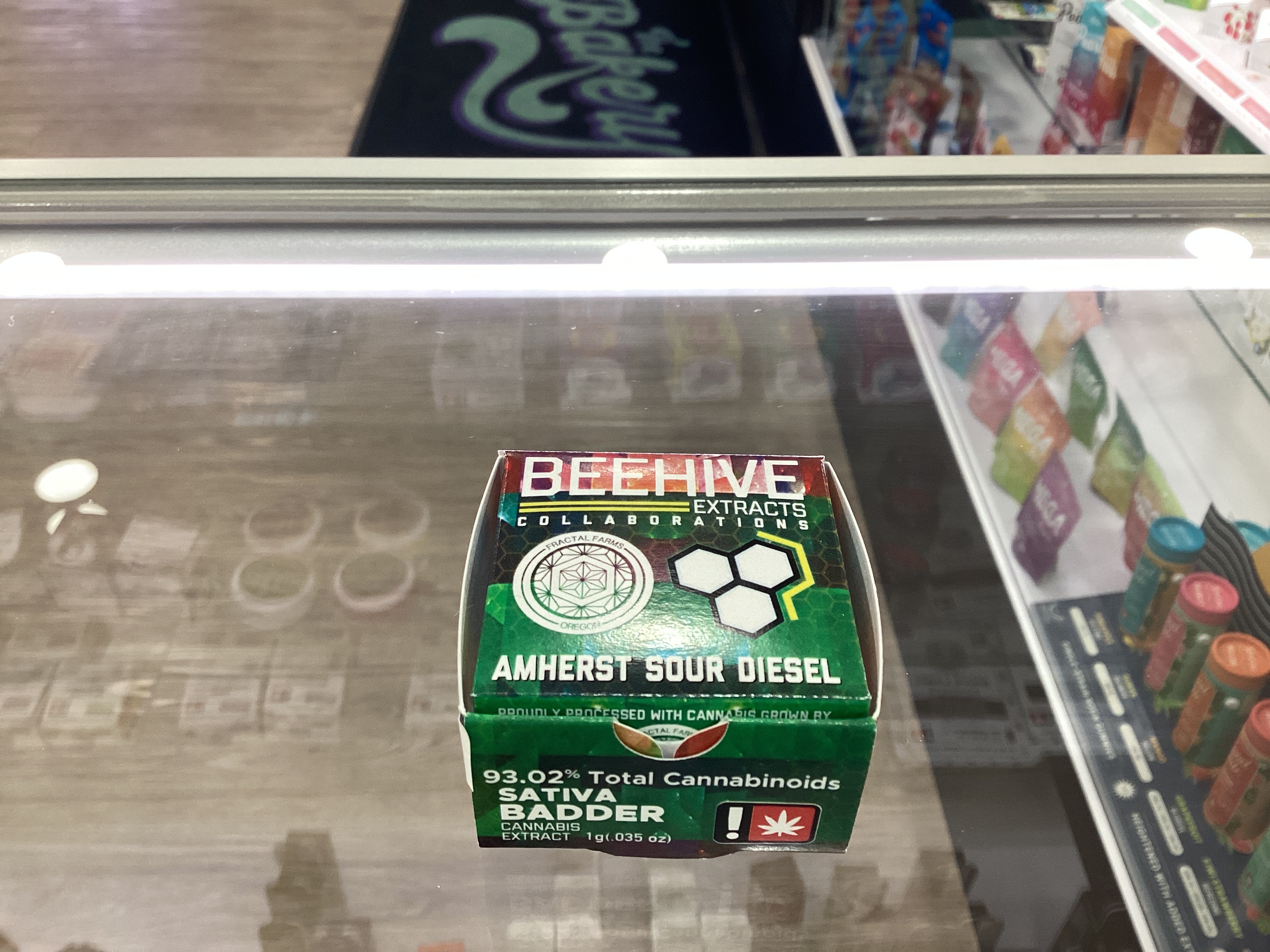 Photograph of product: Beehive Extracts Amherst Sour Diesel Badder