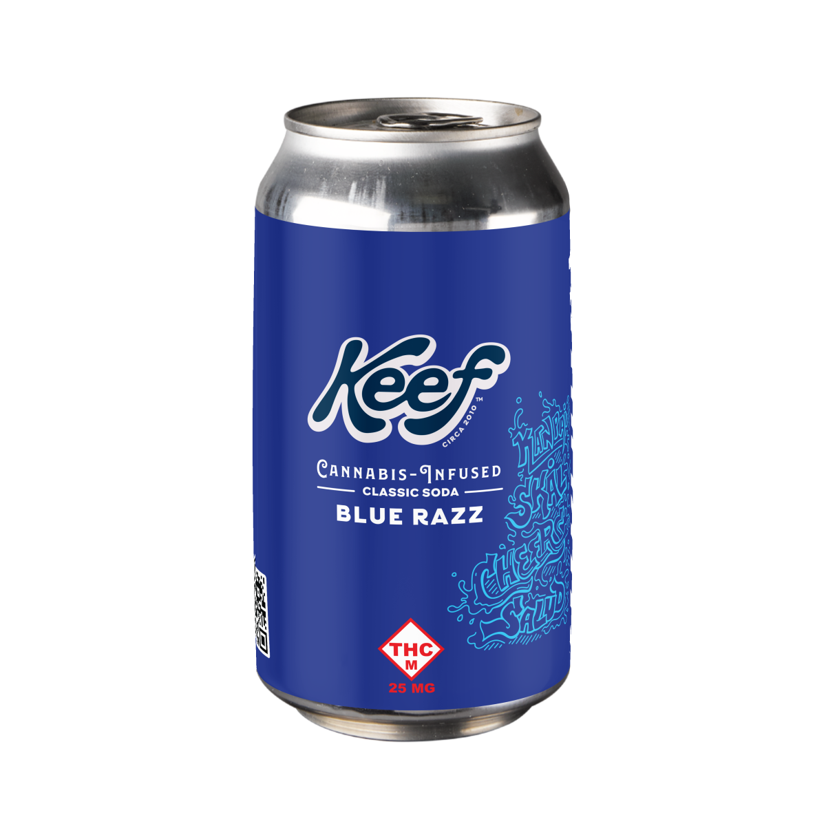 Photograph of product: 25mg Soda | Blue Razz