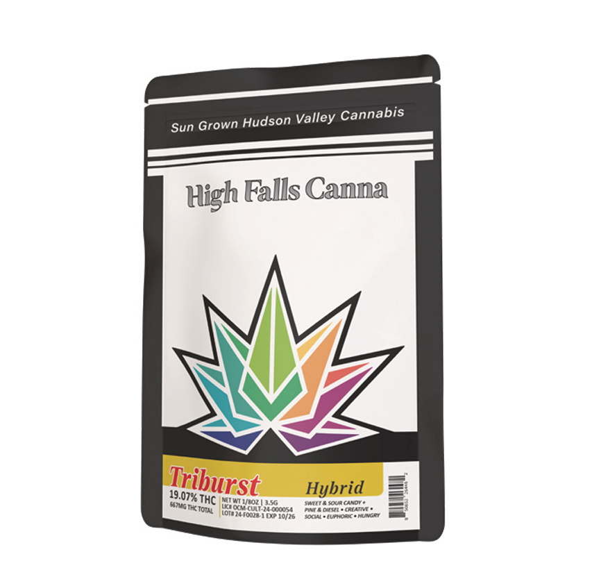 Photograph of product: High Falls Canna Triburst Small Buds Flower 3.5g