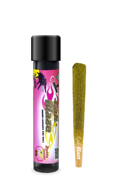 Photograph of product: Cali-Blaze | Strawberry Lemonade | 1G Liquid Diamond/Kief Tarantula