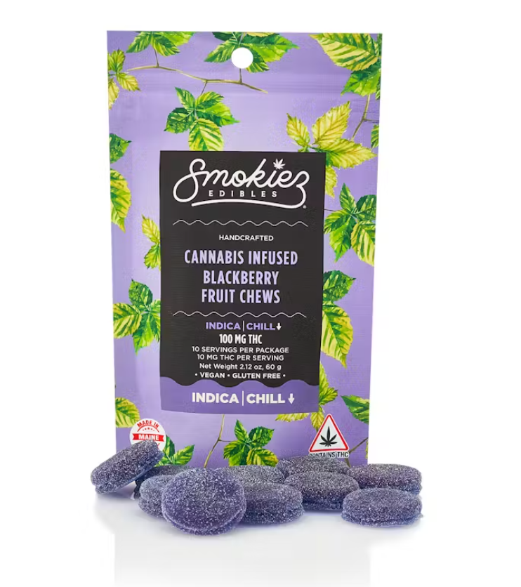 Photograph of product: Blackberry Oui'd Fruit Chews - 100mg
