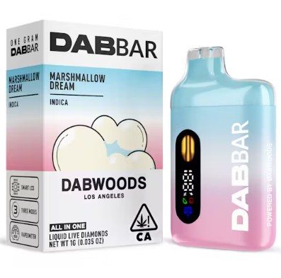 Photograph of product: DABWOODS | MARSHMALLOW DREAM (I)  | 1G ALL-IN-ONE