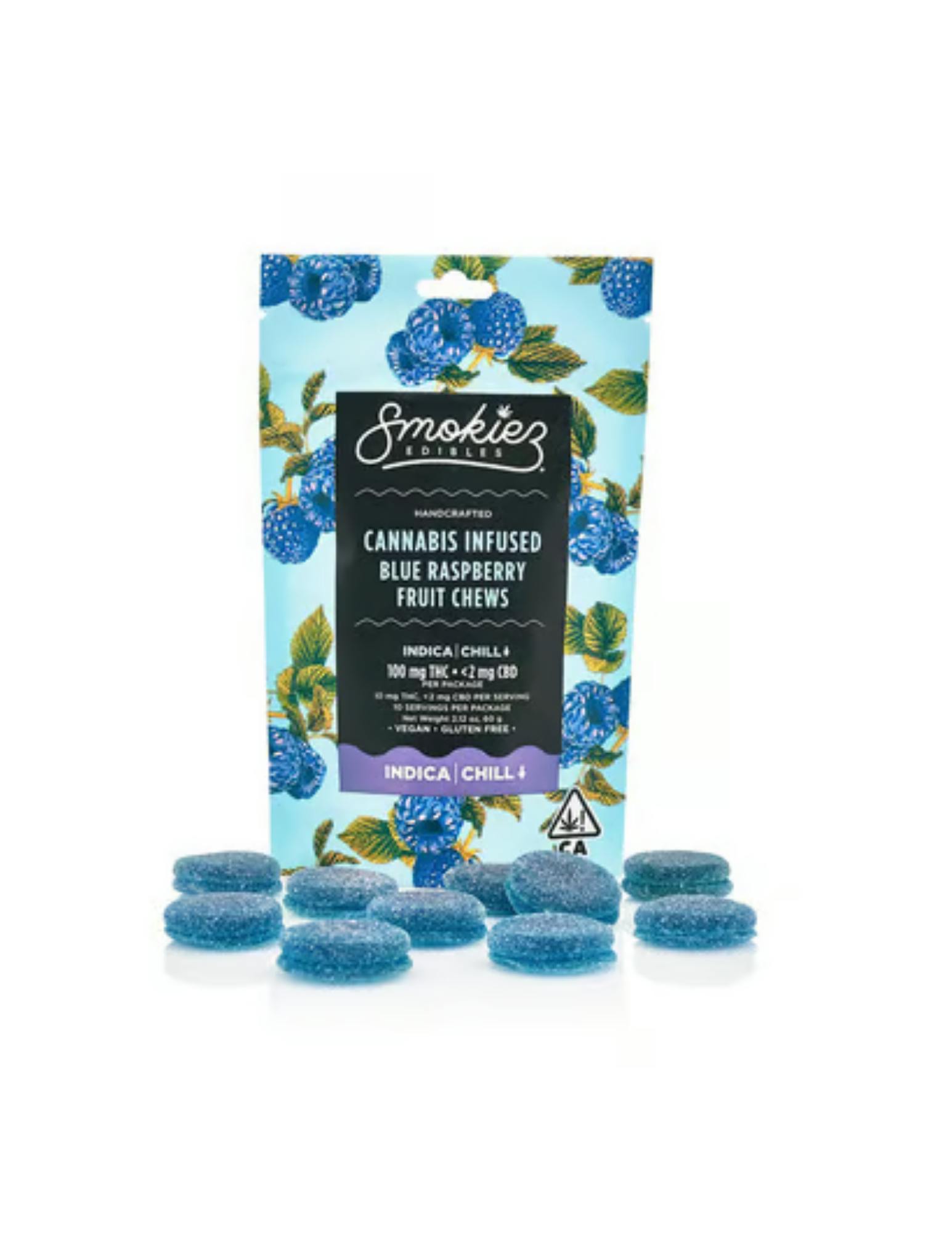 Photograph of product: Smokiez|Blue Raspberry|100mg