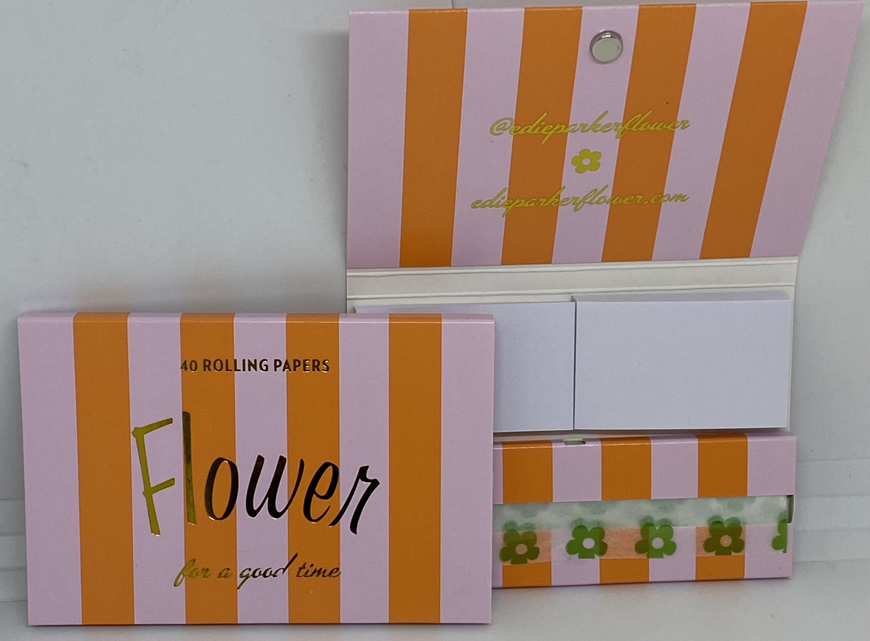 Photograph of product: Flower Rolling Papers (Leaf) || Edie Parker