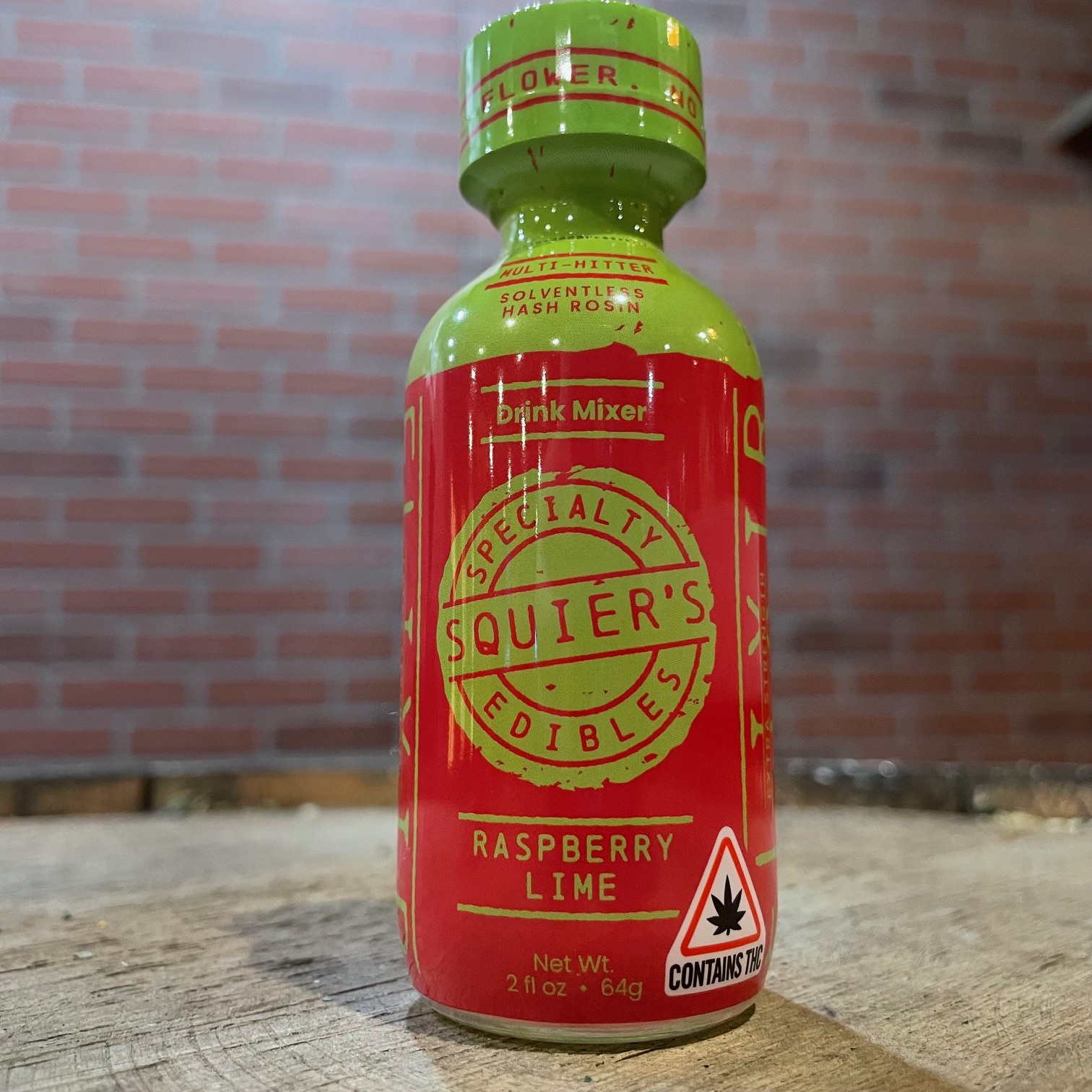 Photograph of Product: Squier's - Raspberry Lime 100MG