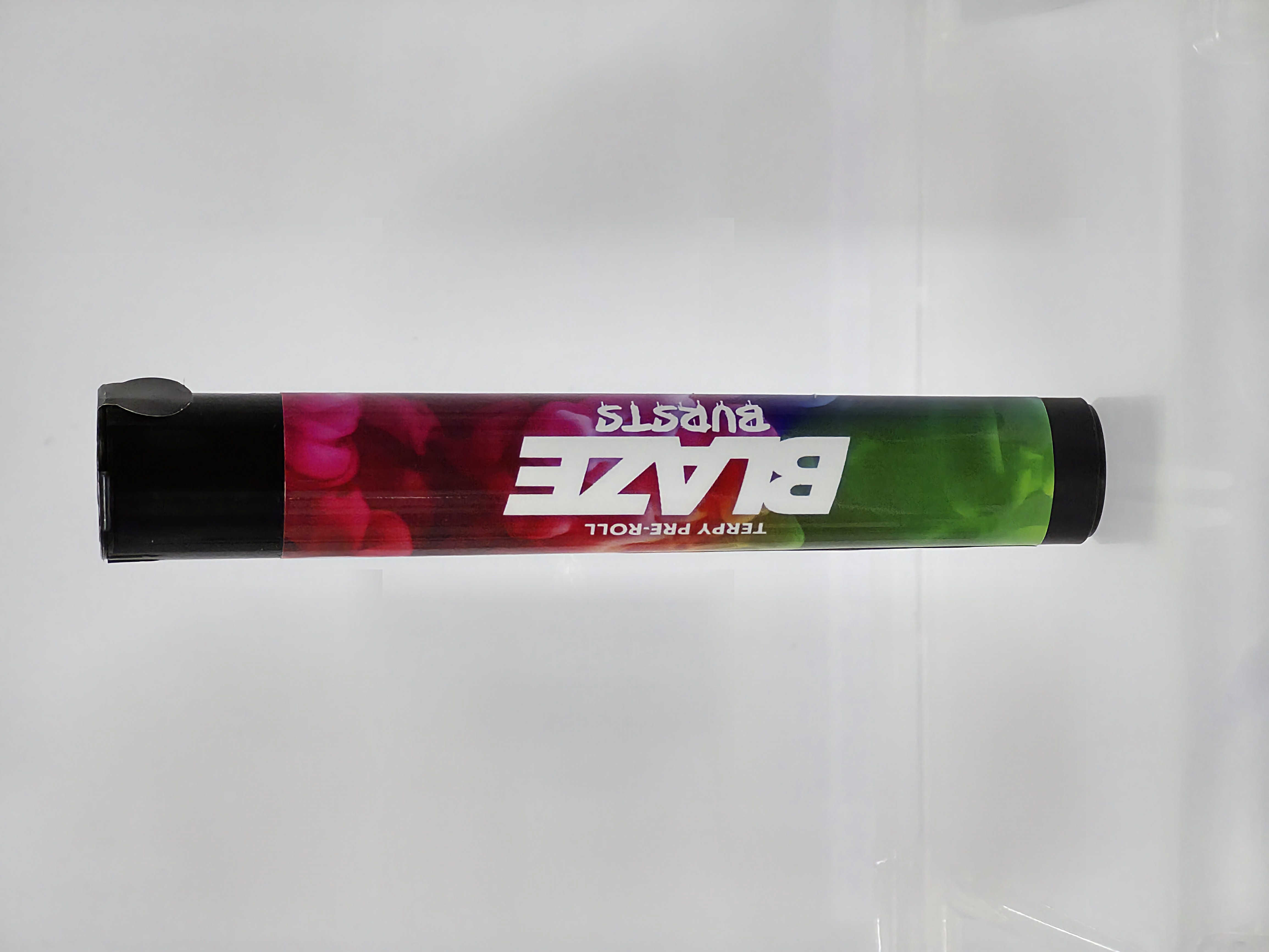 Photograph of product: Blaze Bursts Pre-Roll Strawberry Banana (H)
