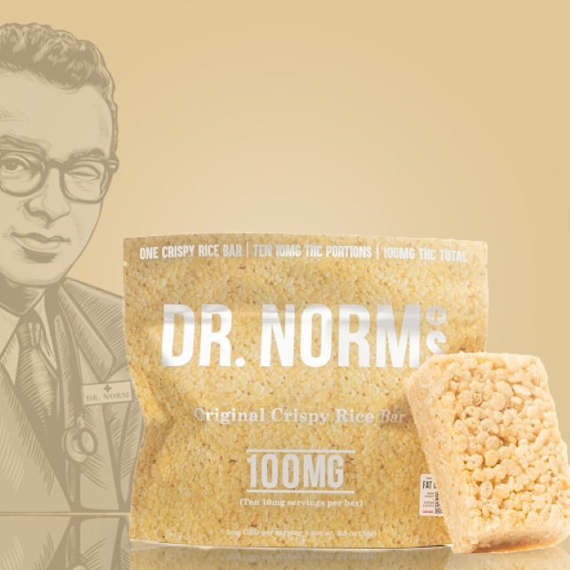Photograph of product: ORIGINAL RICE CRISPY 100MG BAR