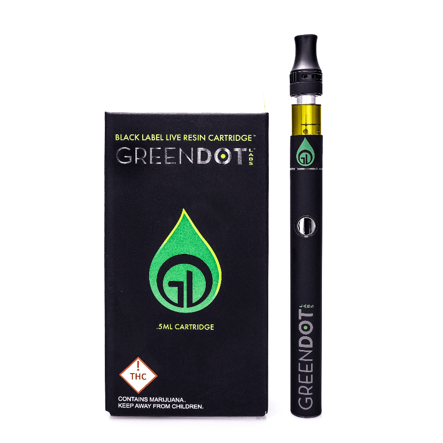 Photograph of Product: Green Dot Labs - Black Label Resin Cartridge - Dali