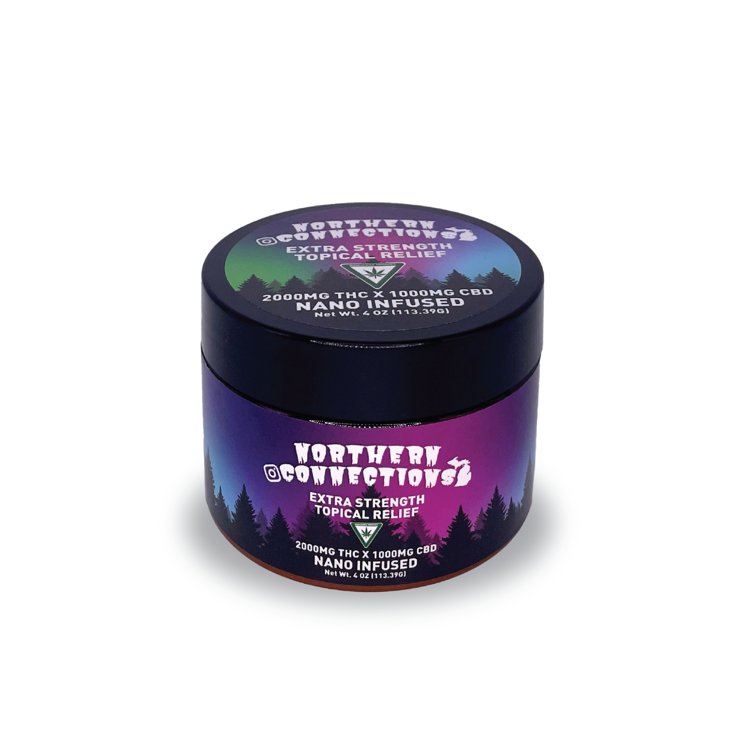 Photograph of product: Northern Connections | Topical Relief | 2000MG TH-oui : 1000MG CBD Cream