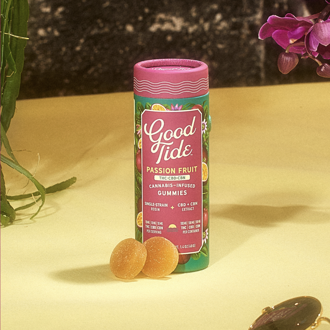Photograph of product: Passion Fruit 1:1:1 "Sleep" | Rosin Gummies 100mg