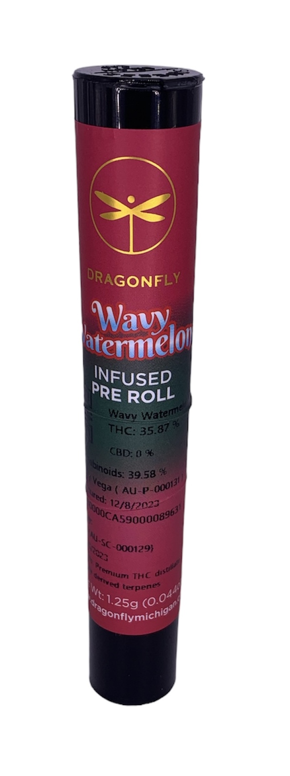 Photograph of product: Wavy Watermelon Infused Pre Roll