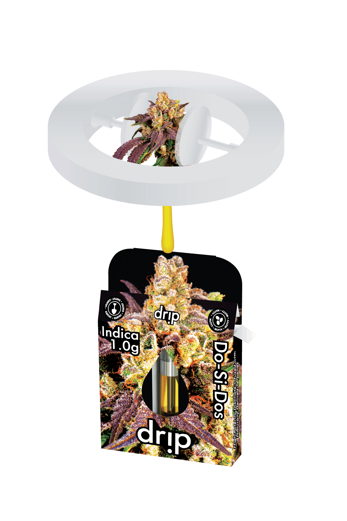 Photograph of product: Drip Do Si Dos 510 Distillate Cartridge