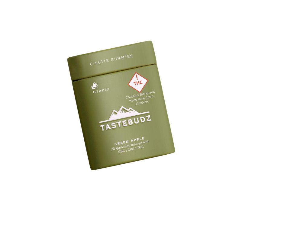 Photograph of product: GREEN APPLE CBC:CBG:TH-oui - 2:2:1 - HYBRID - ROSIN GUMMIES - 50MG