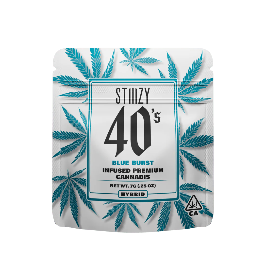 Photograph of product: (92412) STIIIZY Blue Burst Infused Flower - 2g