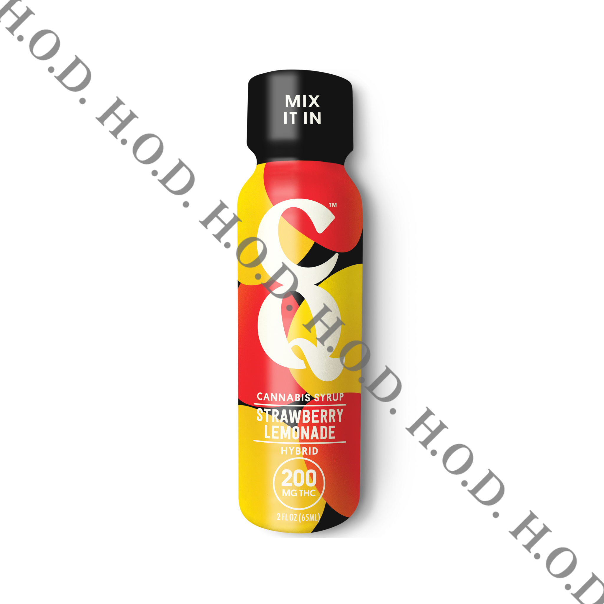 Photograph of product: CQ Strawberry Lemonade TH-oui Syrup 200mg