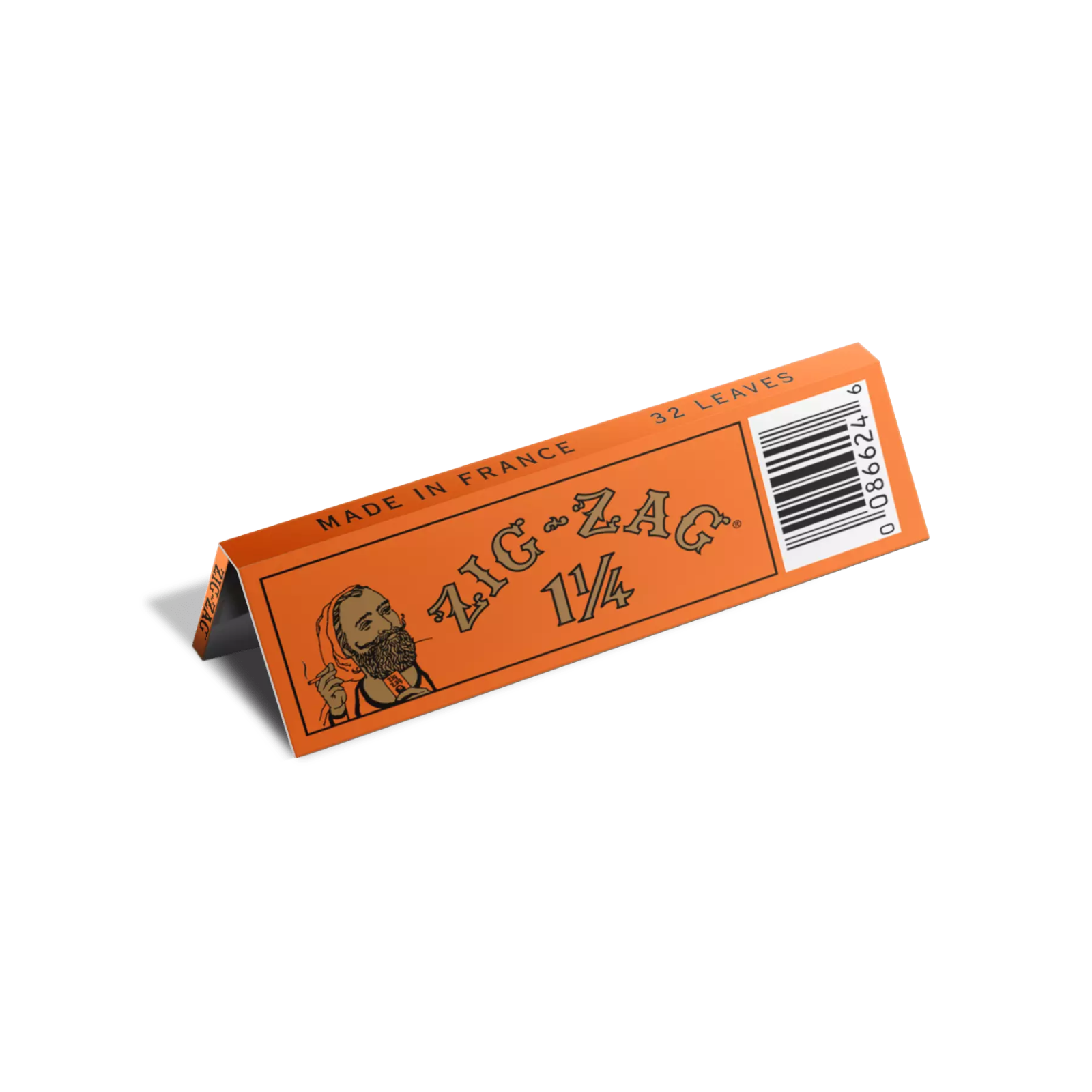 Photograph of product: Rolling Papers | 24ct 1 1/4 Slow Burning - Orange | Zig Zag