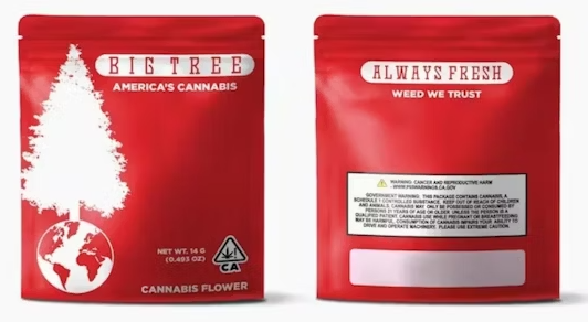 Photograph of product: Big Tree | Apples N' Oranges | Flower | 3.5g