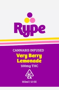 Photograph of product: Very Berry Lemonade 100mg 12oz. Drink - Rype