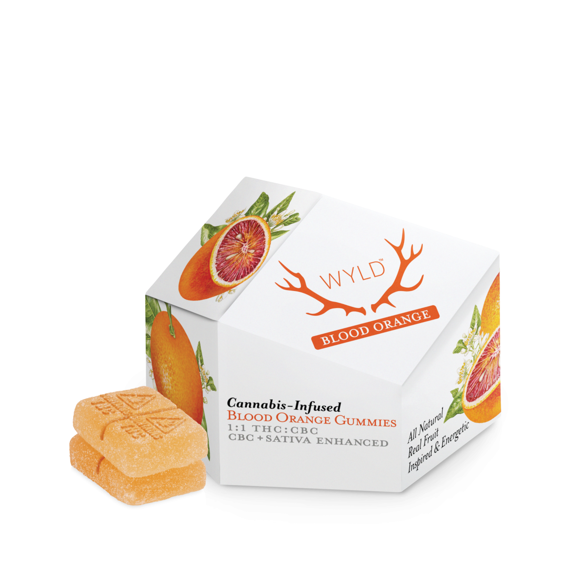 Photograph of product: Blood Orange 1:1 TH-oui:CBC 10mg:10mgX10