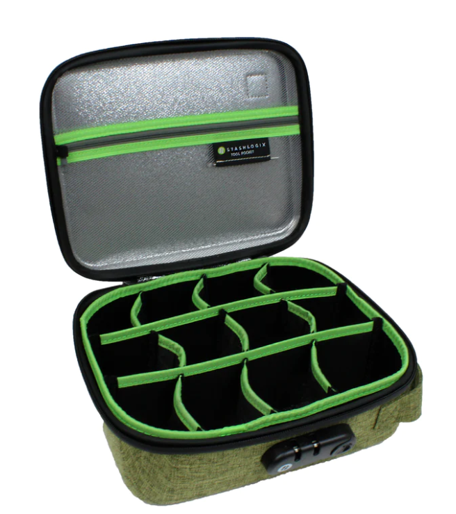 Photograph of product: StashLogix Silverton Green Case Large