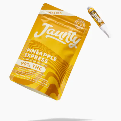 Photograph of product: Jaunty - Pineapple Express 510 Vape Cart ( Hybrid ) 90%