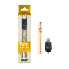 Photograph of product: OOZE | TWIST SLIM PEN - VAPE PEN | LUCKY GOLD