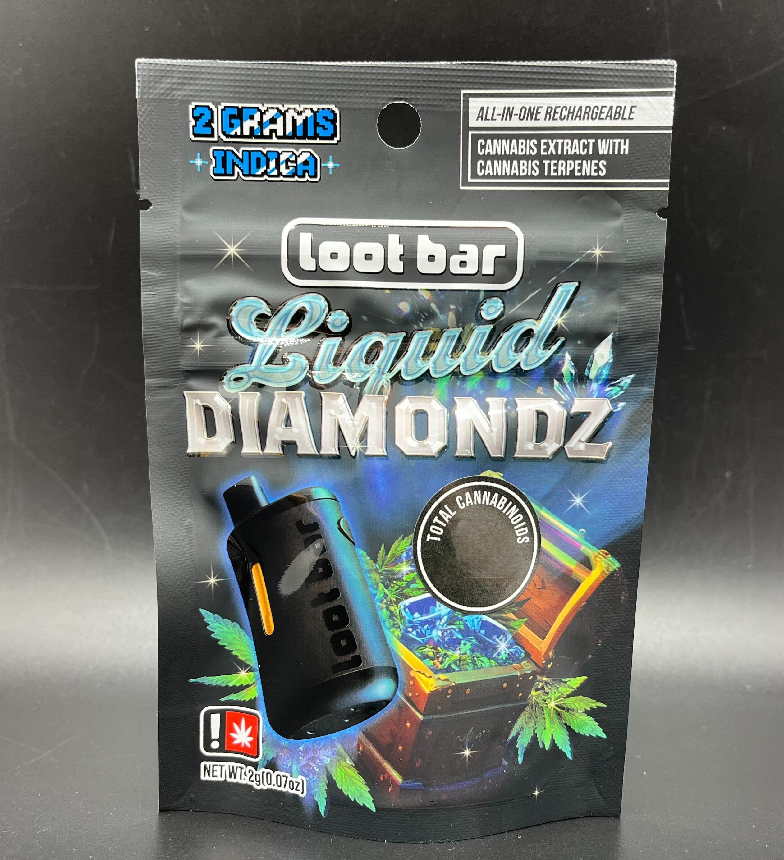 Photograph of product: AiO Liquid Diamonds Disposable | Romulan | 2g