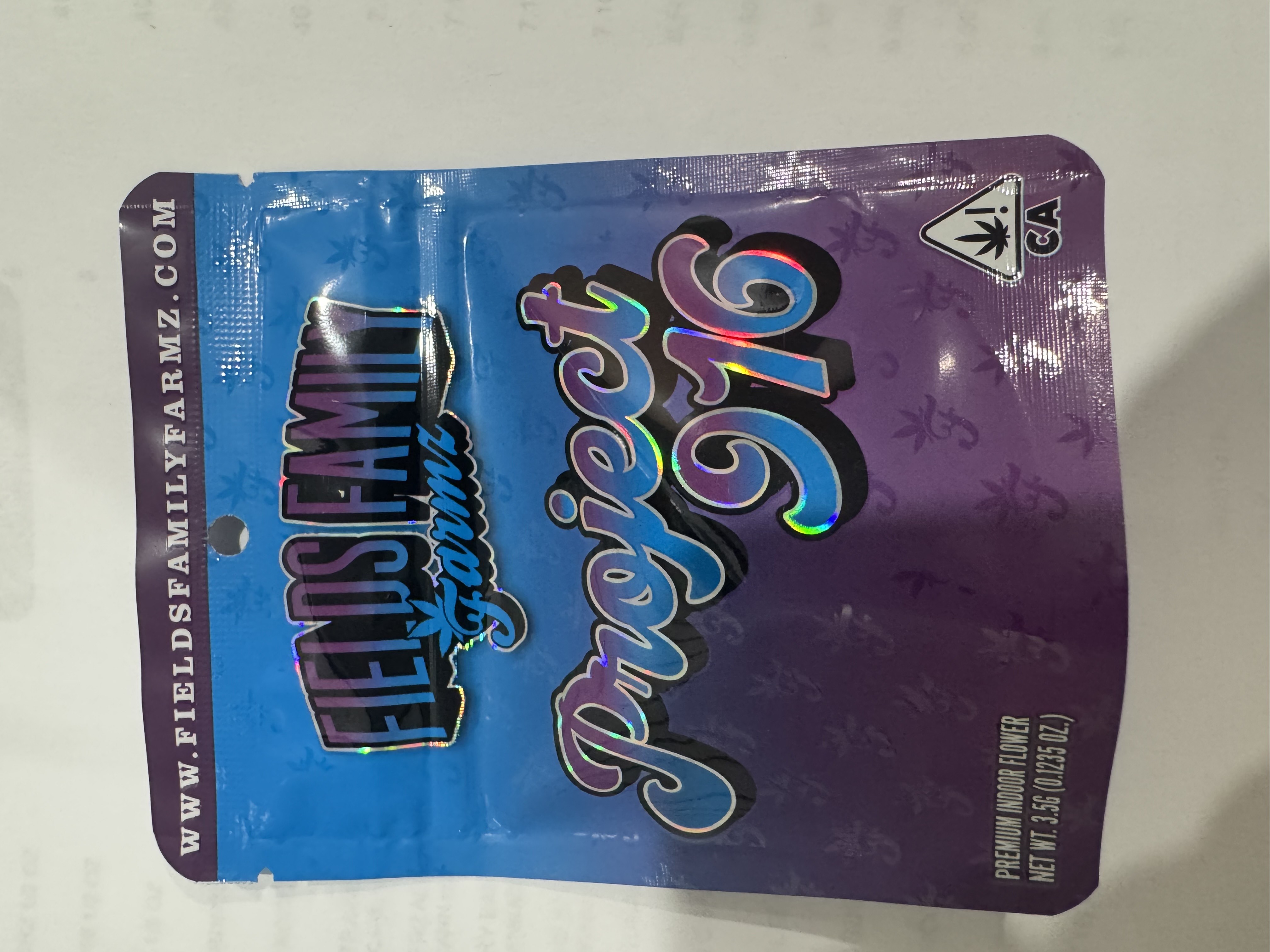 Photograph of product: PROJECT 916 3.5G FLOWER - 3.5 G