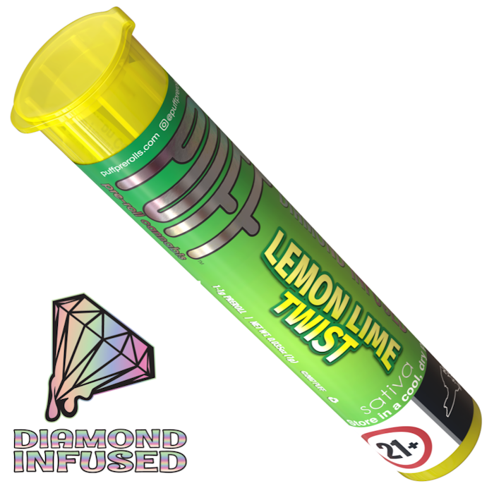 Photograph of product: PUFF - Lemon Lime Twist - Infused Pre Roll