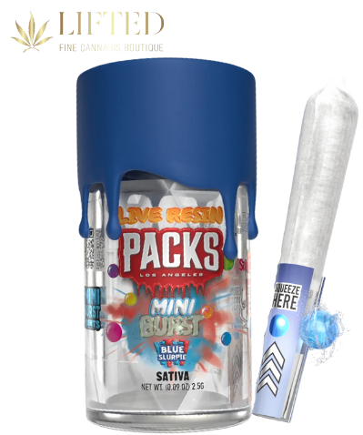 Photograph of product: BLUE SLURPIE PACK BURSTS
