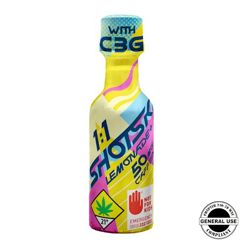 Photograph of product: Lemonade 1:1 CBG + Caffeine Shot | 200mg (DOH)