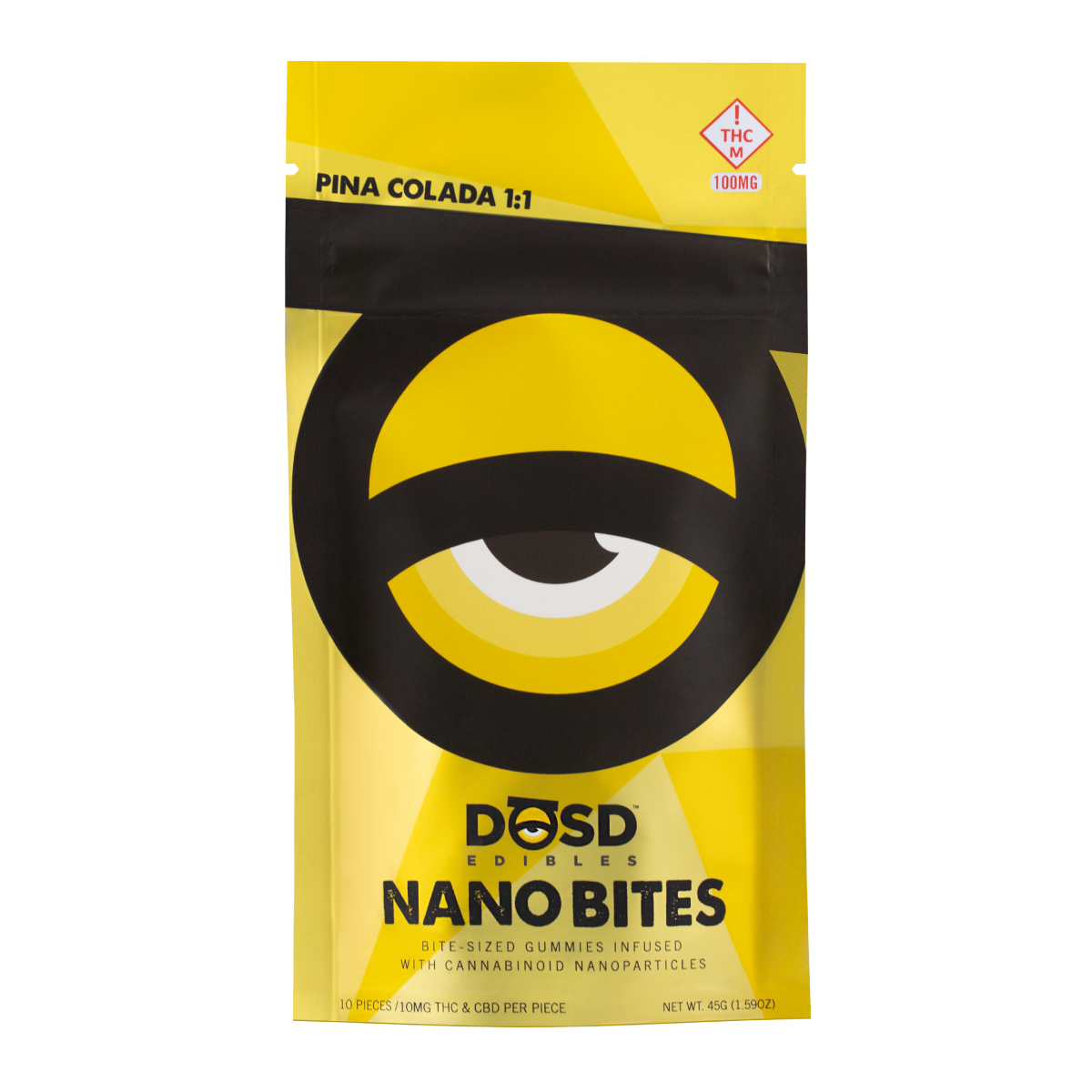 Photograph of product: Pina Colada 1:1 Nano Bites | 100mg