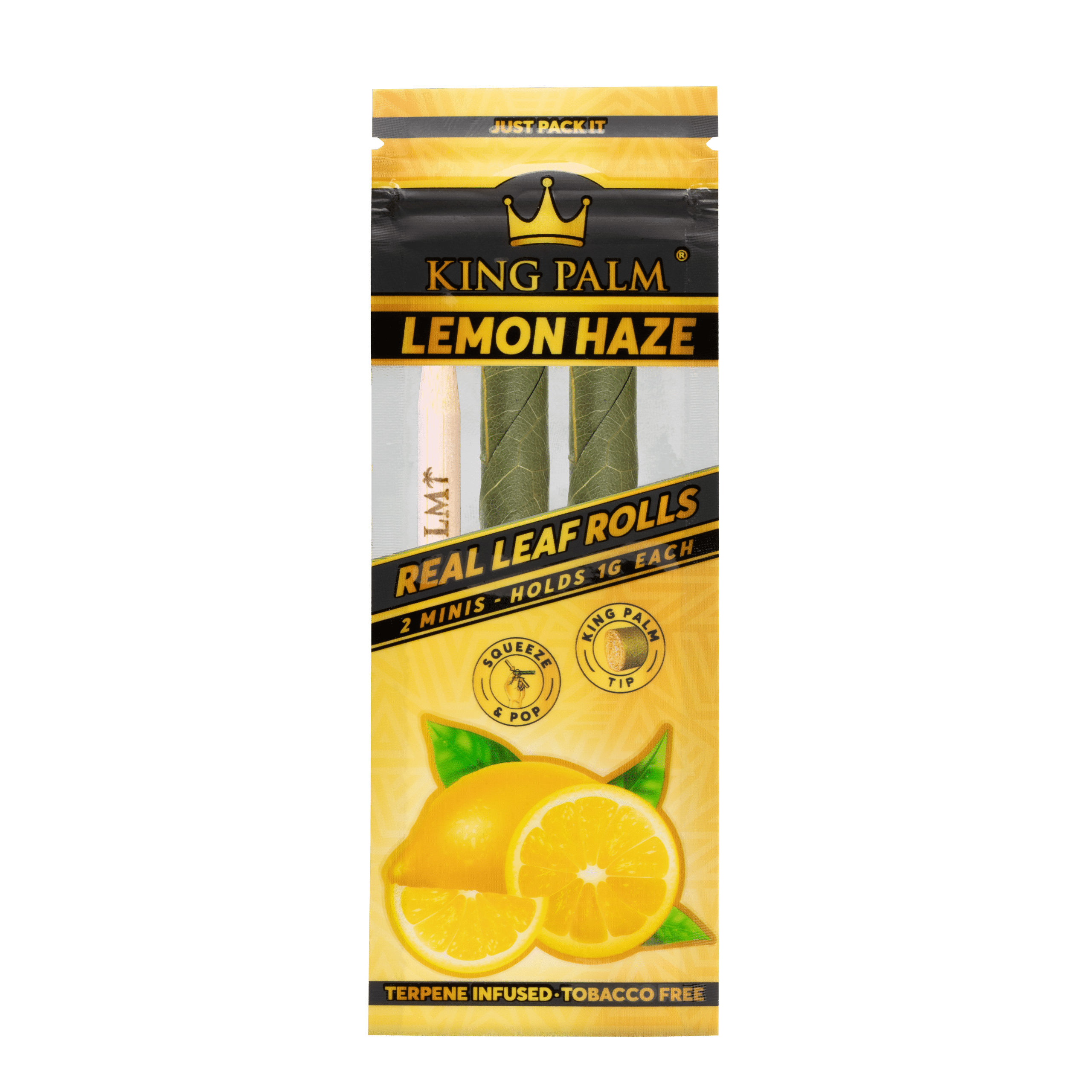Photograph of product: King Palm Minis Lemon Haze 2pk
