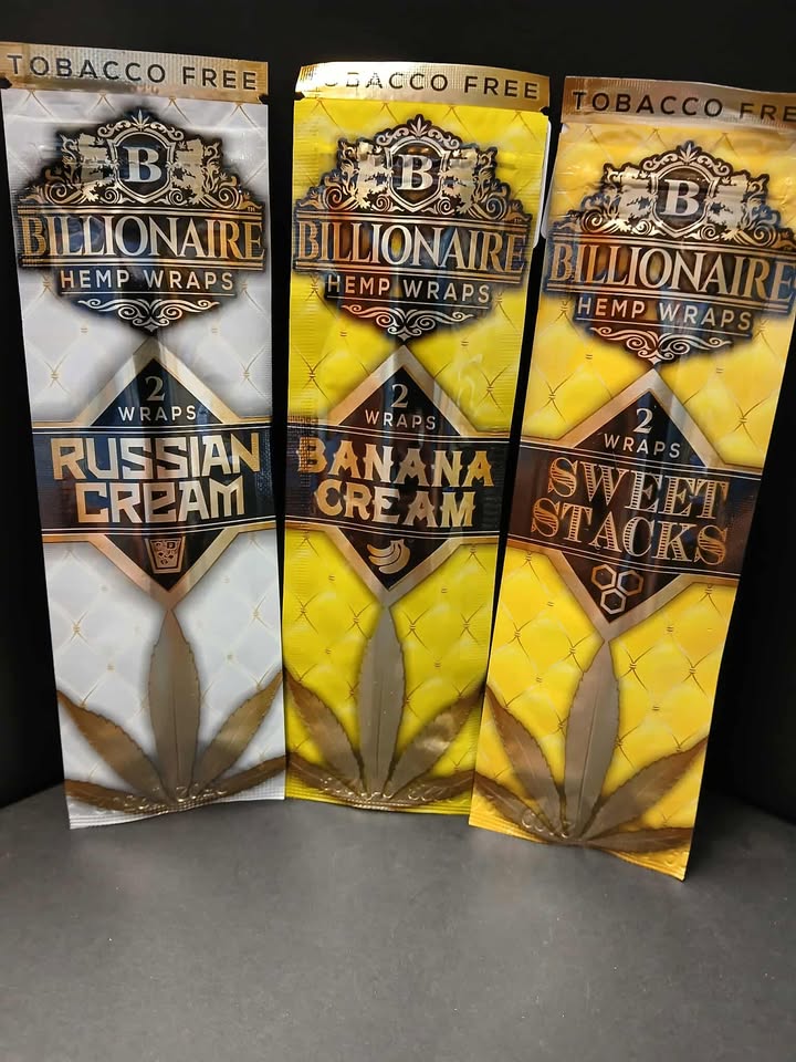 Photograph of product: BILLIONARE HEMP WRAPS | $1.50