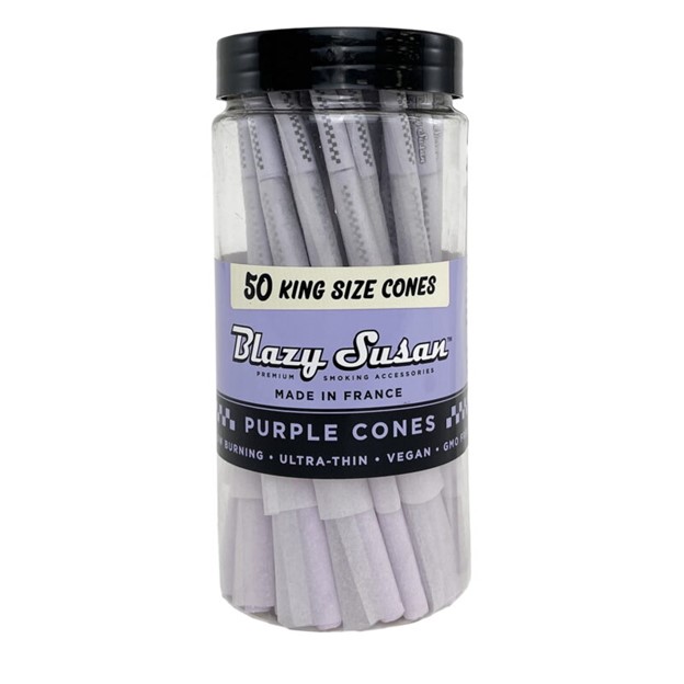 Photograph of product: Purple King Size Cones | 50ct