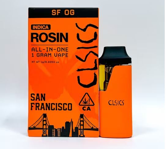 Photograph of product: CLSICS SF OG 1g Rosin All In One Vape