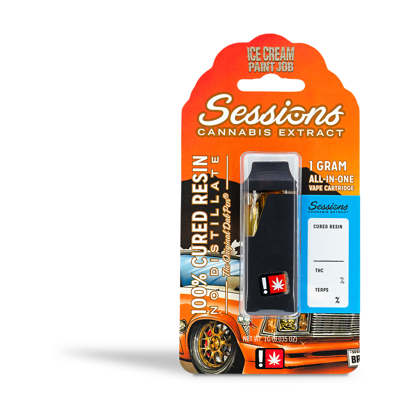 Photograph of product: Sessions - Rock You Like a Slurricane CR Disposable Pod