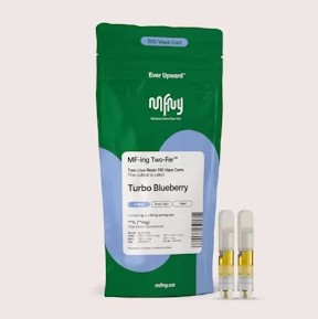 Photograph of product: MFNY | Turbo Blueberry Live Resin | Cartridge 2 Pack | 1g