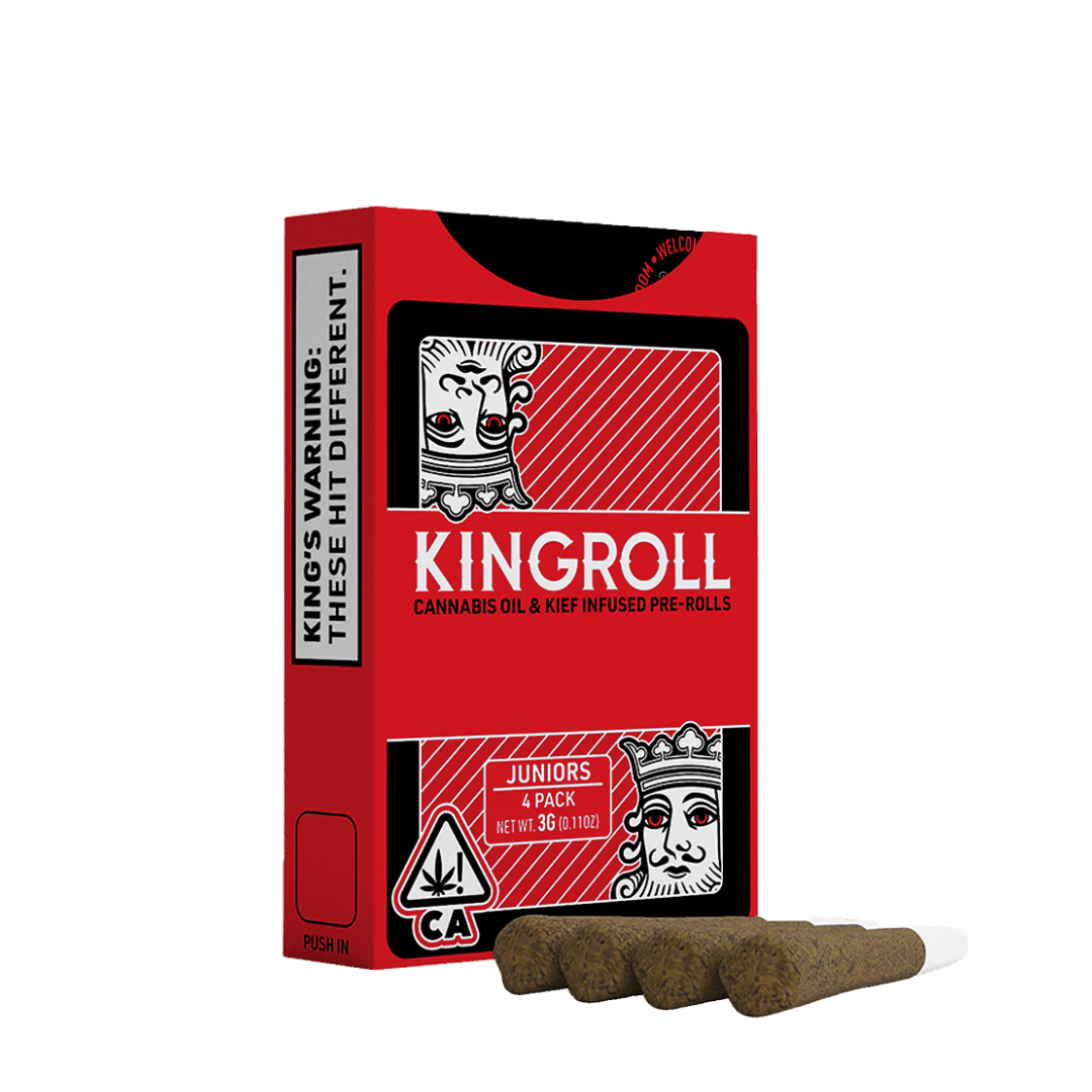 Photograph of product: KINGROLL - Super Lemon Haze x Gelonade (Oui'd) 4pk Infused Preroll