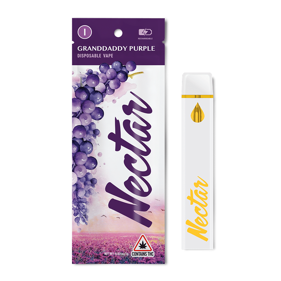 Photograph of product: Granddaddy Purple Disposable Vape | 1g - Nectar